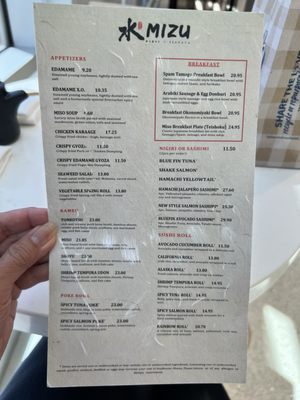 Menu photo 1 Mizu Denver, CO Menu photo 1 Mizu Denver, CO