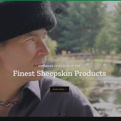 Ithaca Sheepskin - Ithaca Sheepskin's unique, extensive collection ~ the finest sheepskin hats, vests, slippers, boas, etc: Perfect color & style all occasions