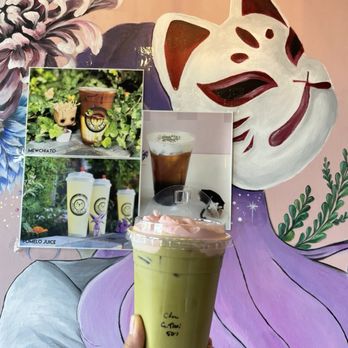 MewTea Cafe - Thai Tea Cheese Cream - Bubble Tea Near Me - Garden Grove, California MewTea Cafe - Thai Tea Cheese Cream - Bubble Tea Near Me - Garden Grove, California