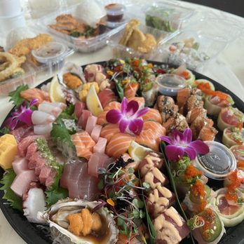 Ai Sushi - Party tray for birthday! Thank you Ai sushi! - Sushi Bars Near Me - Plano, Texas