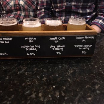 Harry's Bishops Corner Pizza Napoletana - Beer flight - Pizza Near Me - West Hartford, Connecticut Harry's Bishops Corner Pizza Napoletana - Beer flight - Pizza Near Me - West Hartford, Connecticut