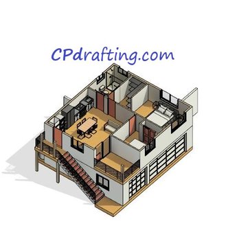 Complete Package Drafting - ADU over the garage. Keeping the garage - Structural Engineers Near Me - Woodland Hills, California