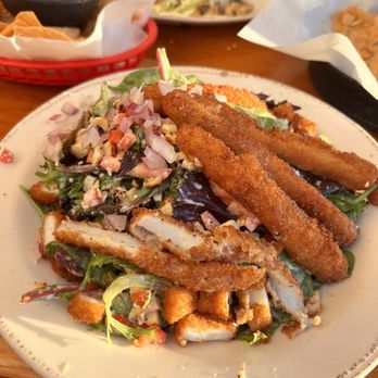 Fred's Mexican Cafe - A must try, calamari salad - Mexican Near Me - Huntington Beach, California