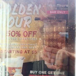 50% off Mon - Thur