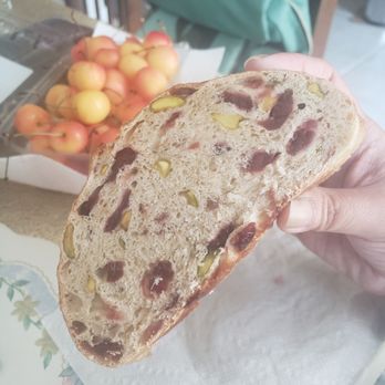 H-E-B - Cranberry pistachio bread & rainier cherries - delicious! - Grocery Near Me - Mansfield, Texas
