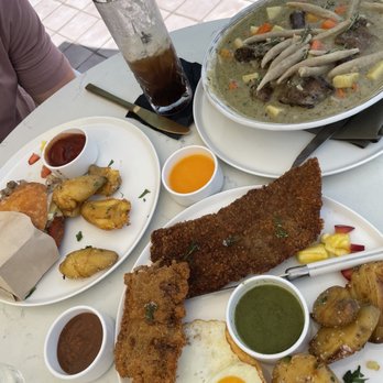 Coco Maya - chopped cheese bokit, oxtail soup, steak empanizado (skip - very dry) - Caribbean Near Me - San Diego, California