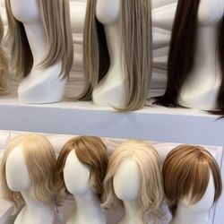 Rebecca's Wigs - SPOTLESS selection of wigs! This is just a smidge of what is available!