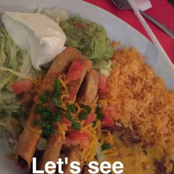 Maria's Mexican Restaurant - Cold rice and beans with my taquitos