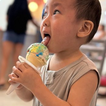 The Original Rainbow Cone - Cosmic birthday in baby size cone - Ice Cream & Frozen Yogurt Near Me - Surprise, Arizona