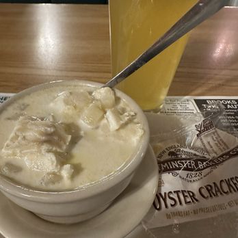 Anglers Restaurant - Haddock chowder and a beer. - Seafood Near Me - Newport, Maine Anglers Restaurant - Haddock chowder and a beer. - Seafood Near Me - Newport, Maine