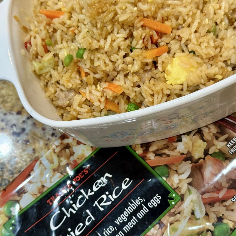 Trader Joe's - 11.06.24 Chicken Fried Rice $3.99 - Grocery Near Me - Roseville, California Trader Joe's - 11.06.24 Chicken Fried Rice $3.99 - Grocery Near Me - Roseville, California