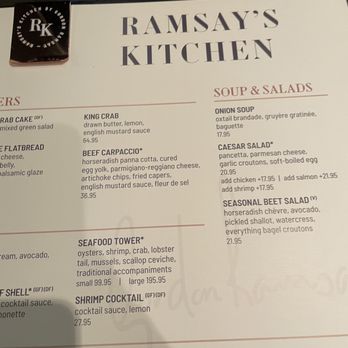 Ramsay's Kitchen - New American Near Me - Las Vegas, Nevada