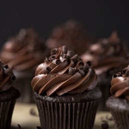 German Chocolate Cupcake