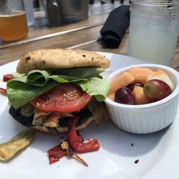 The Deck - Portobello sandwich - American Near Me - Fort Wayne, Indiana