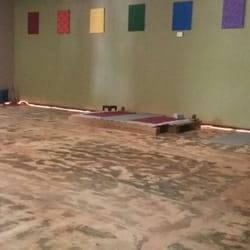 Wide open Sacred Yoga Space. We have everything you will need. Just need you!
