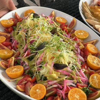 Common Ground Kauai - Green papaya salad w kumquats and tree tomatoes! - Attraction Farms Near Me - Kilauea, Hawaii
