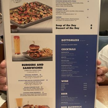 Pyramid Cafe - New menu - Burgers Near Me - Las Vegas, Nevada