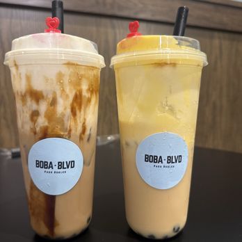 Boba Blvd - Tiger Den (left) Golden Lotus (right) - Coffee & Tea Near Me - Paso Robles, California Boba Blvd - Tiger Den (left) Golden Lotus (right) - Coffee & Tea Near Me - Paso Robles, California