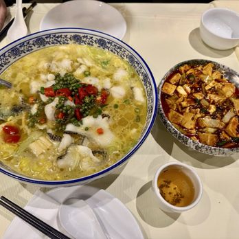 698 Cafe 新東溢豐 - Fish Filet with Pepper and Mapo Tofu - Noodles Near Me - Flushing, New York