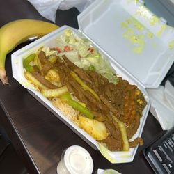 Hanat Restaurant/Somali Restaurant - 10. Lunch Goat Meat with Rice