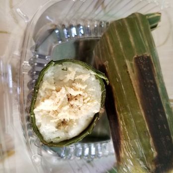 Medan Kitchen - Lemper. Shredded Chicken inside. Fragrant with coconut milk and smokiness from the grilled banana leaf. - Indonesian Near Me - Rosemead, California Medan Kitchen - Lemper. Shredded Chicken inside. Fragrant with coconut milk and smokiness from the grilled banana leaf. - Indonesian Near Me - Rosemead, California