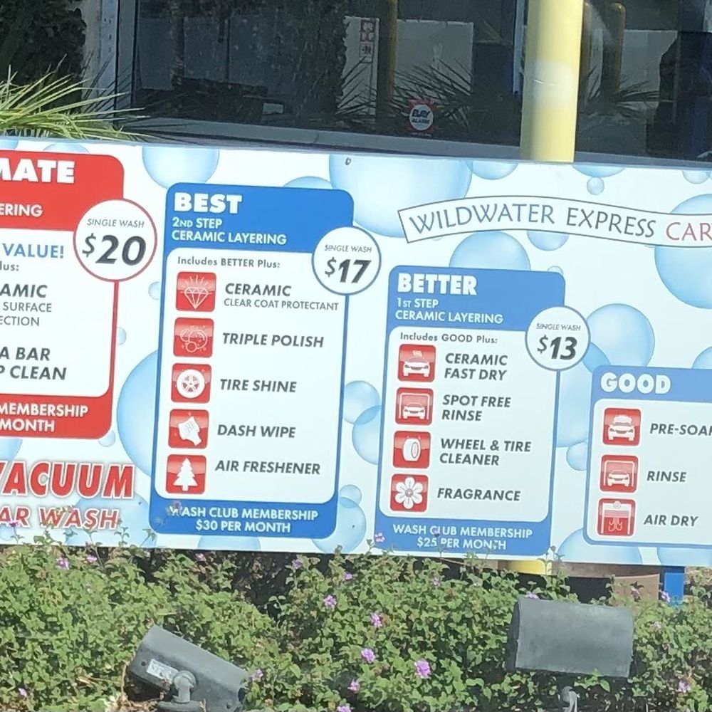 Wild Water Express - Prices 7/30/24 - Car Wash Near Me - Los Angeles, California Wild Water Express - Prices 7/30/24 - Car Wash Near Me - Los Angeles, California