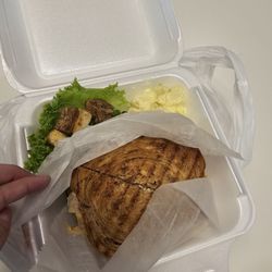 Table Of Contents - Reuben to go with potato salad
