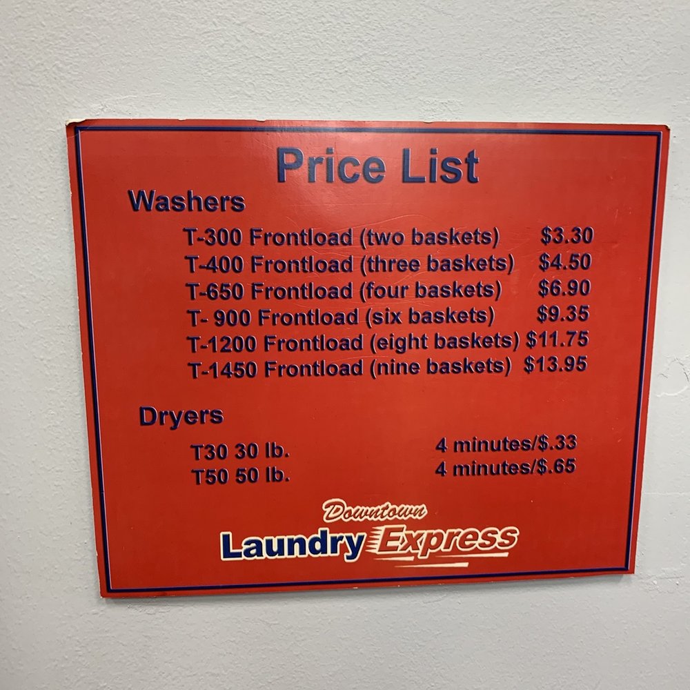 Downtown Laundry Express - Price list - Laundry Services Near Me - Hilo, Hawaii Downtown Laundry Express - Price list - Laundry Services Near Me - Hilo, Hawaii