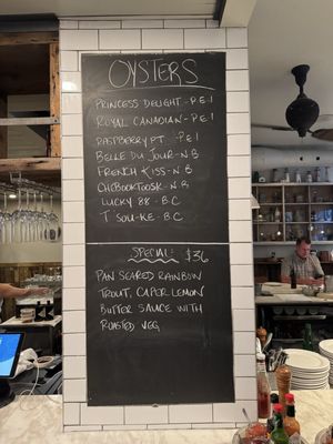Menu photo 1 John & Sons Oyster House Toronto, ON Menu photo 1 John & Sons Oyster House Toronto, ON