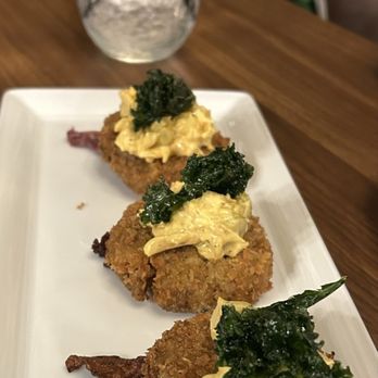 Durvo - Crab cakes like you've never had before! Light, crispy and GOOD! - Breakfast & Brunch Near Me - Las Vegas, Nevada