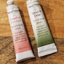 Island Thyme - He knows that I really like this local lotion brand, so he gave me 2 of these lotions this week. How thoughtful! They both smell sooo good!
