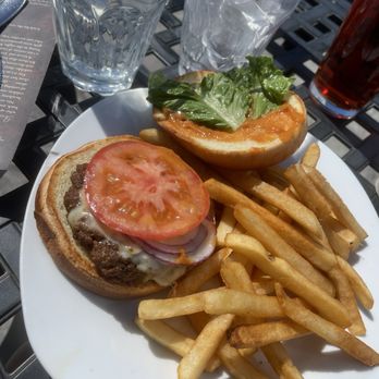 Seasalt Alaskan Bar & Grill - Overdone hamburger patty, packaged fries... - Seafood Near Me - Seward, Alaska Seasalt Alaskan Bar & Grill - Overdone hamburger patty, packaged fries... - Seafood Near Me - Seward, Alaska
