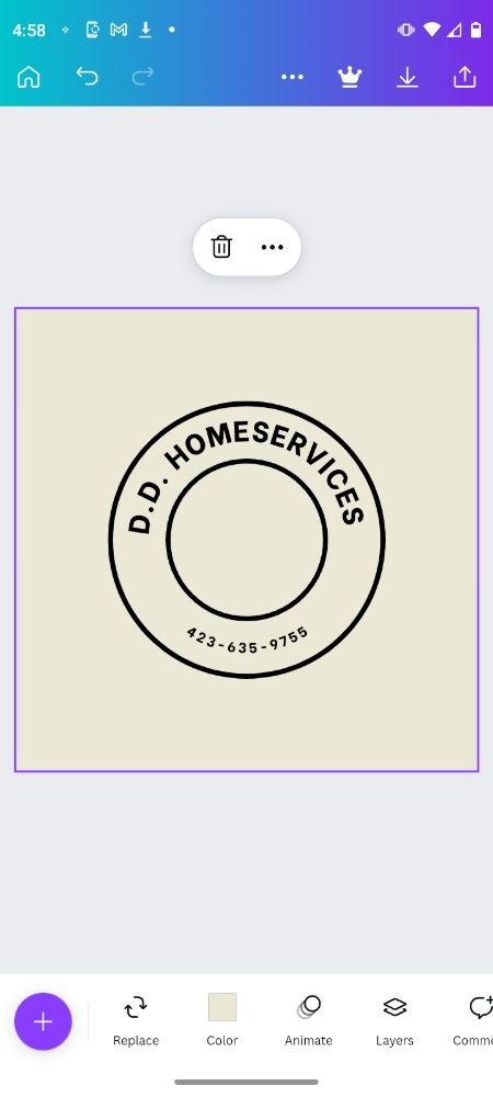 Slide of DD Home Services