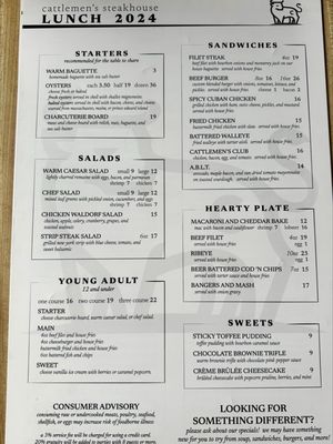 Menu photo 3 Cattlemen’s Steakhouse Sac City, IA
