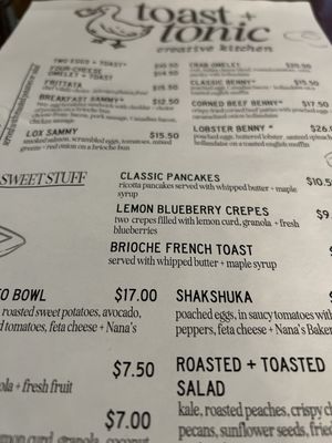 Menu photo 2 Toast + Tonic Creative Kitchen Mystic, CT
