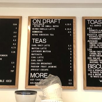 Offset Coffee Roasters - Menu jan 2021 - Coffee & Tea Near Me - Torrance, California