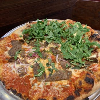 Hand Fire Pizza - Meatbawls and Chewbacca pizza - Pizza Near Me - Jackson, Wyoming