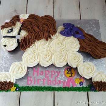 Madelyn's  Specialty Cakes - The cupcake "cake" for my 4 year old. Every bite was edible and it all has been devoured! - Cupcakes Near Me