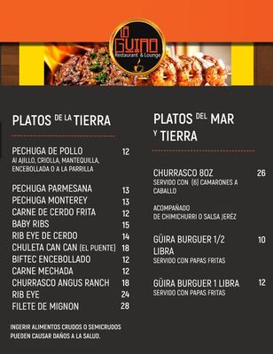 Menu photo 3 La Güira Arecibo, PR Menu photo 3 La Güira Arecibo, PR