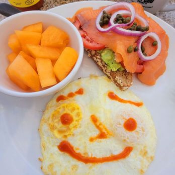 Eggsquisite Cafe - Salmon Avocado Toast breakfast!!! mmm-MMM! Great menu, great quality, great service! - Breakfast & Brunch Near Me - McKinney, Texas