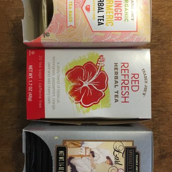 Trader Joe's - Earl Grey, ginger tumeric bags, and red herbal tea blend - Grocery Near Me - Pacific Grove, California