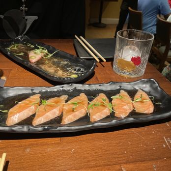 Encore Teppan - Truffle Salmon Sashimi - Teppanyaki Near Me - Diamond Bar, California
