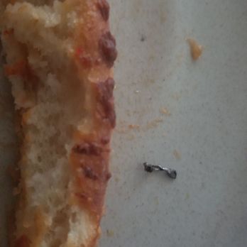 First Class Pizza - Piece of metal found in my pizza. - Pizza Near Me - Irvine, California First Class Pizza - Piece of metal found in my pizza. - Pizza Near Me - Irvine, California