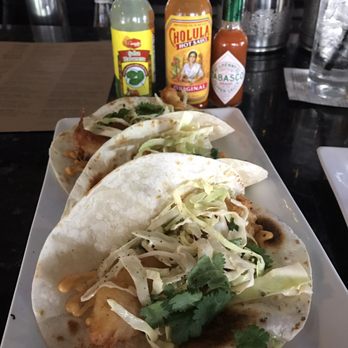 Smith & Kings - 3 basa fish tacos for $12 (topped w/ coleslaw & spicy aioli sauce) - Cocktail Bars Near Me - Honolulu, Hawaii Smith & Kings - 3 basa fish tacos for $12 (topped w/ coleslaw & spicy aioli sauce) - Cocktail Bars Near Me - Honolulu, Hawaii