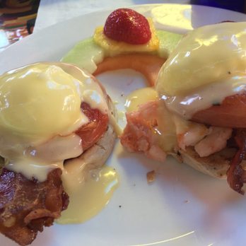 Blue Heaven - BLT Benedict. Bacon Lobster and Tomato. So good. - Breakfast & Brunch Near Me - Key West, Florida