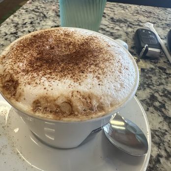 Latin Deli - Latin Cappuccino and Pineapple Pork Sammy. Absolutely amazing - Latin American Near Me - Dallas, Texas