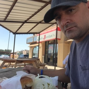 Jack Jordan's Bar-B-Q - Me eating the meal in the review. Had to re-up a better pic. - Barbeque Near Me - Odessa, Texas