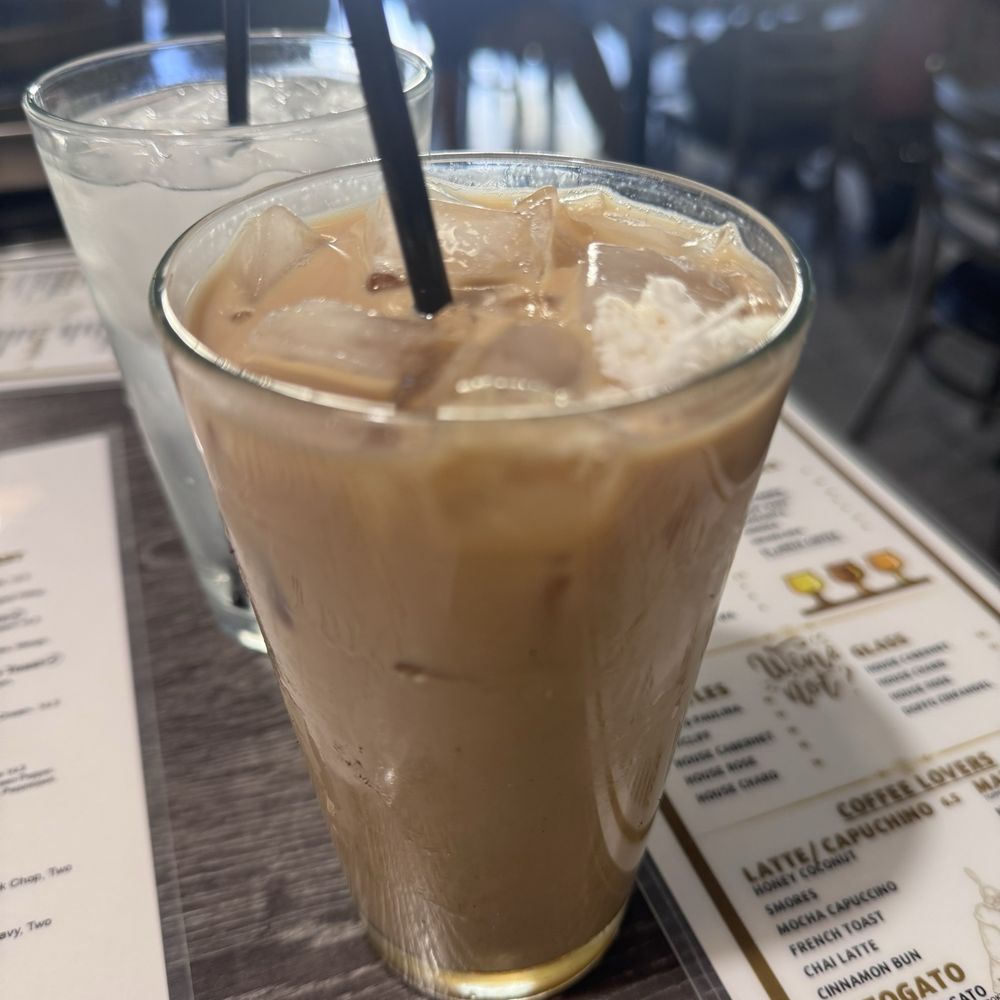 The Brunch House - Iced honey coconut latte was delicious and refreshing - Breakfast & Brunch Near Me - Temecula, California