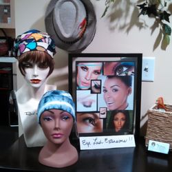 Wig Boutique - We also carry a beautiful assortment of chemotherapy turbans, scarfs, wig accessories, and offer full beauty salon services sew-ins ans more