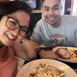 Eggplant Parmesan & Linguine and Clams. Eggplant Parmesan & Linguine and Clams.